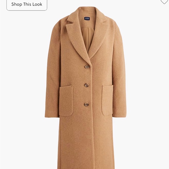 J. Crew Jackets & Blazers - J. Crew Wool-blend patch-pocket topcoat